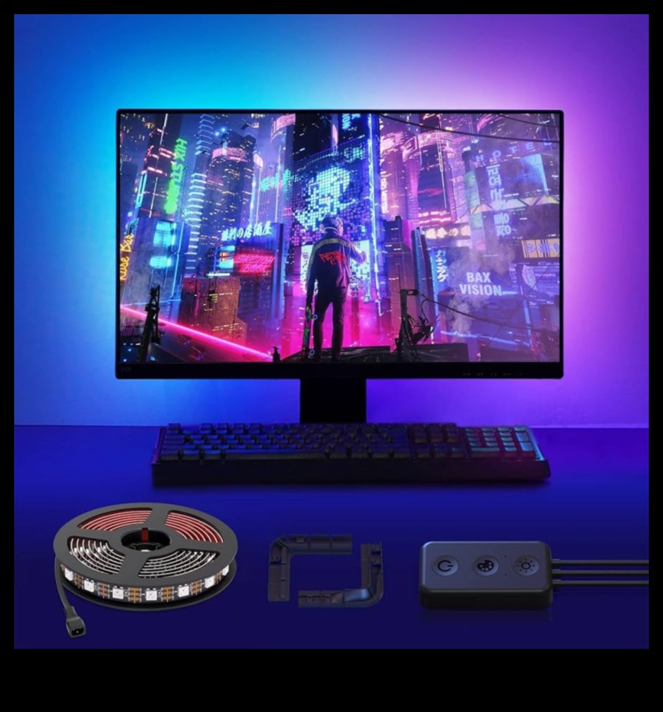 Görsel Senfoni: Eşzamanlı RGB Aydınlatmalı Monitörler