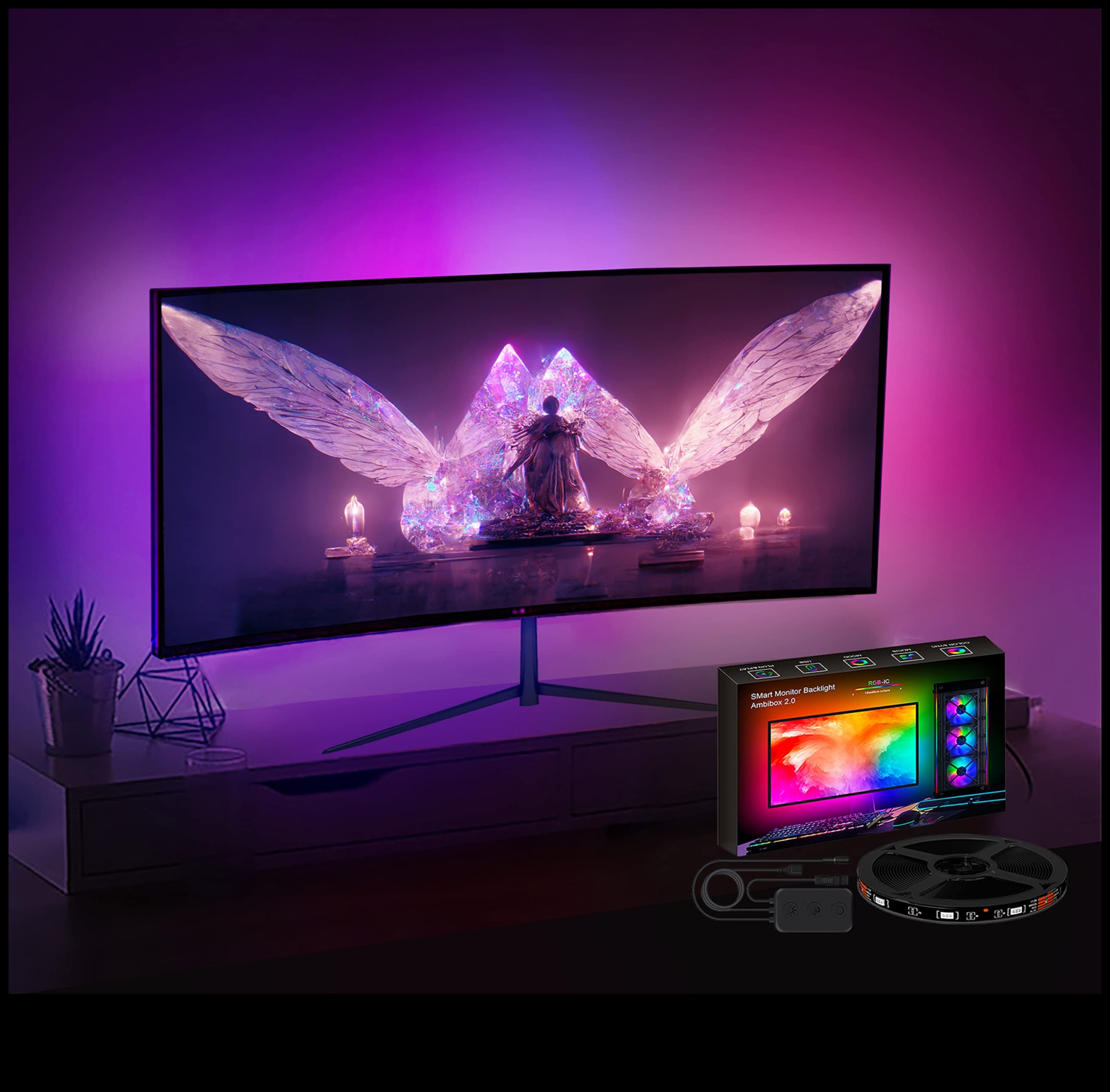 Görsel Senfoni: Eşzamanlı RGB Aydınlatmalı Monitörler