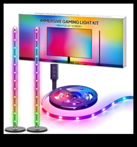 Gerçekten Sürükleyici Bir Deneyim İçin Senkronize RGB Aydınlatmalı Görsel Senfoni Monitörleri