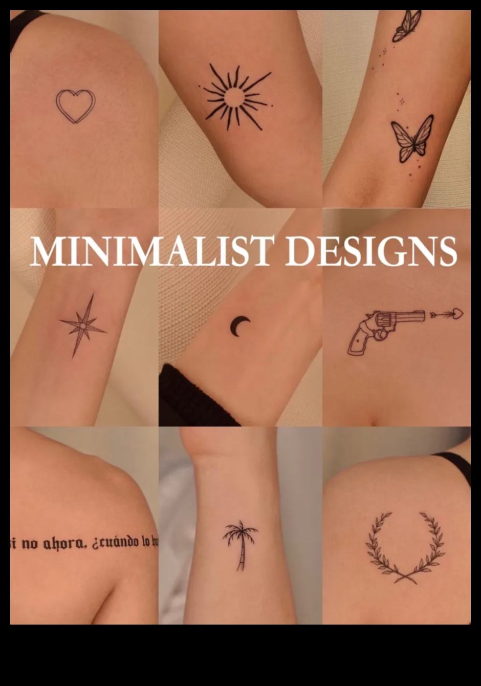 Basitlik Konuşuyor: Minimalist dövme sanatının zarafetini ortaya çıkarmak